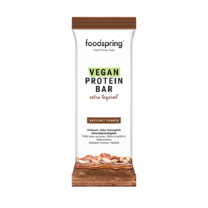 Hazelnut Foodspring Vegan Multilayer Bar 45g