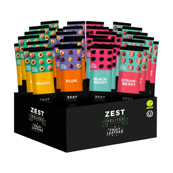 Barritas de frutas Zest Delites 25g Zest Delites Fruit Bars 25g