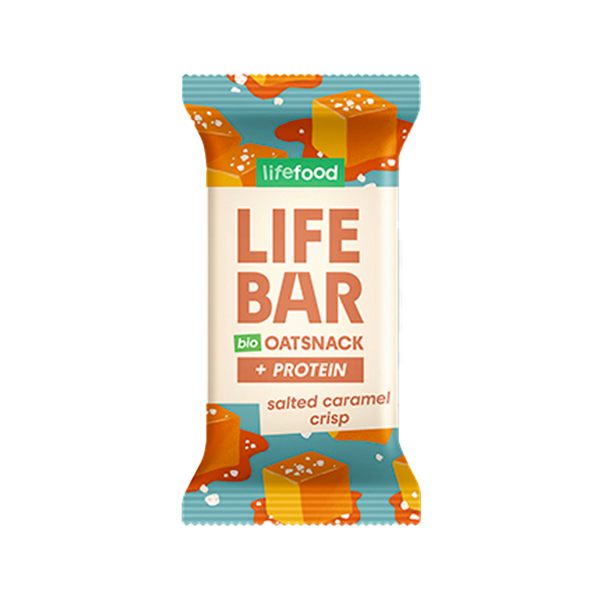 Life Food LifeBar Avena Protein Caramello Salato Life Food LifeBar Avena Protein Caramello Salato