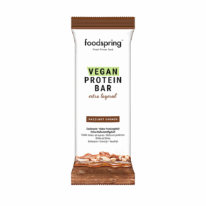 Hazelnut Foodspring Vegan Multilayer Bar 45g