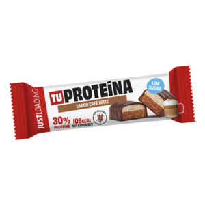 Coffee latte flavored protein bar