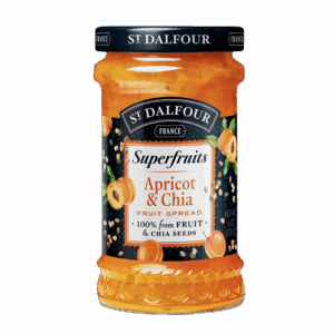 Superfruits Apricot and Chia Seed Jam 170g